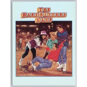 Vintage The Babysitters Club Postcard 1991 Roller Skates Scholastic Book Cover